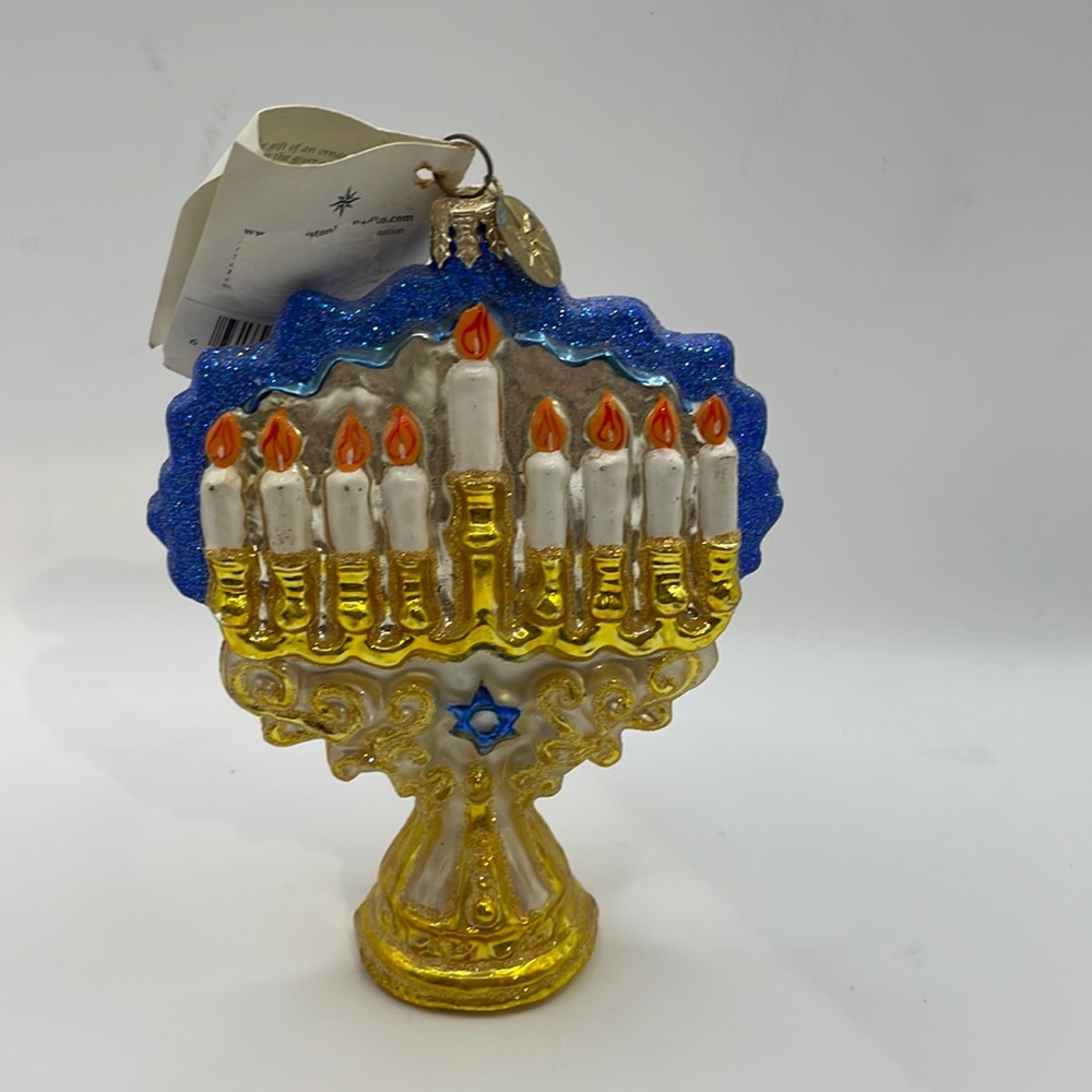 Christopher Radko retired Hanukkah ornament